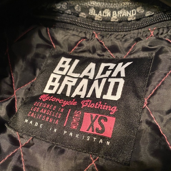 Womenâs Black Brand Eternity Kooltek Motorcycle Jacket Size XS - Picture 2 of 6